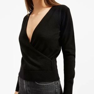 Everlane Cashmere Wrap Sweater